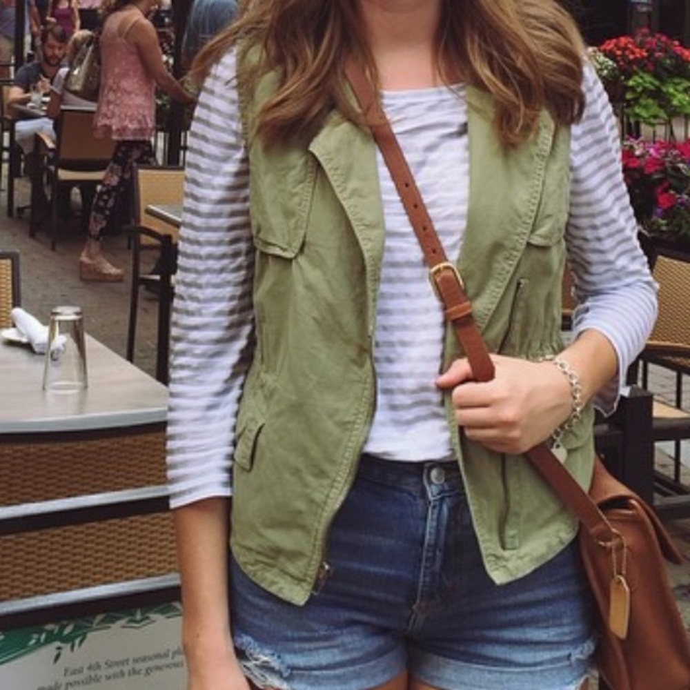 Madewell military vest